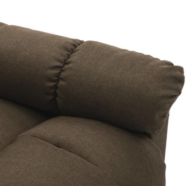 Relaxsessel Braun Stoff