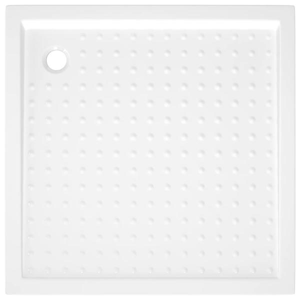 Duschwanne Anti-Rutsch Weiß 90x90x4 cm ABS