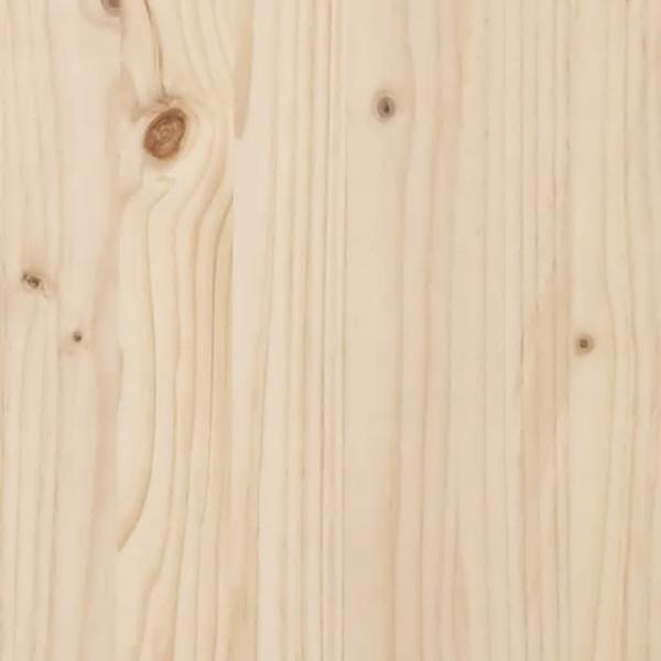 TV-Schrank 110x35x40,5 cm Massivholz Kiefer