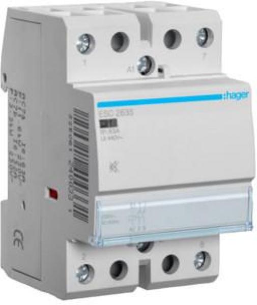 ARDEBO.de Hager ESC263S Installationsschütz brummfrei, 63A, 2 Schließer, 230V