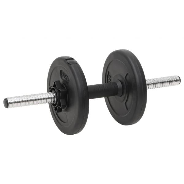 Langhantel und Kurzhantel mit Gewichten 60 kg 