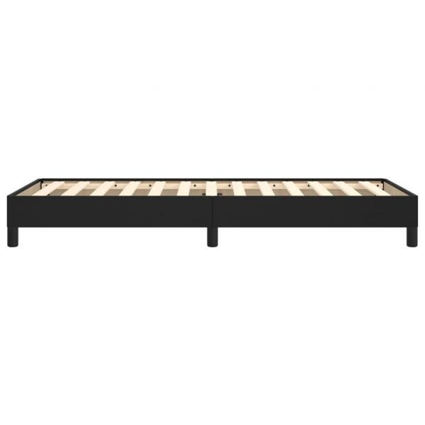 Bettgestell Schwarz 90x200 cm Kunstleder