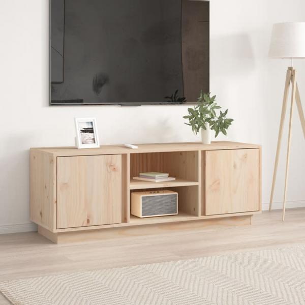 ARDEBO.de - TV-Schrank 110x35x40,5 cm Massivholz Kiefer