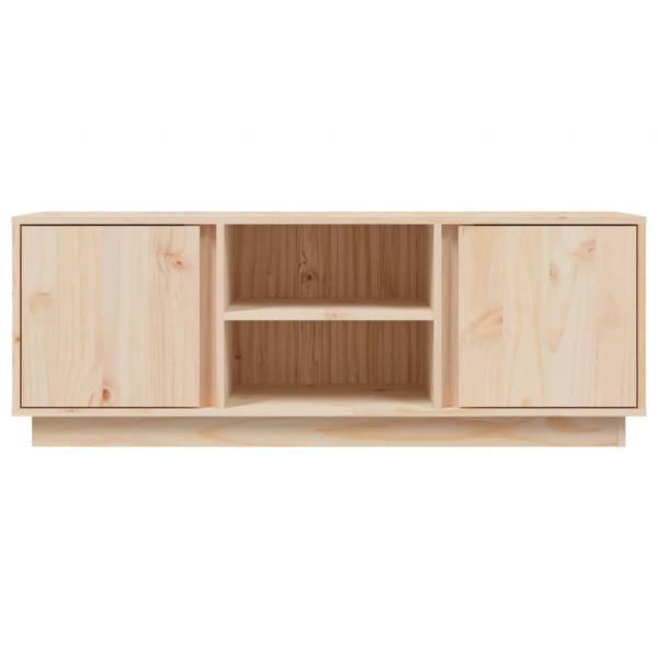 TV-Schrank 110x35x40,5 cm Massivholz Kiefer