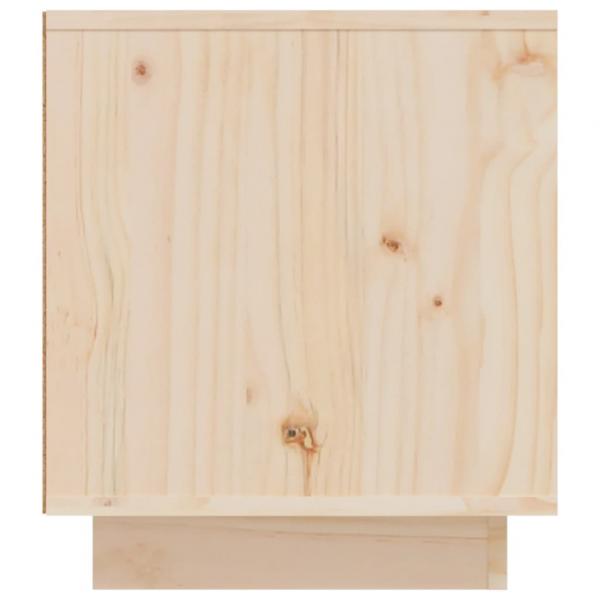 TV-Schrank 110x35x40,5 cm Massivholz Kiefer