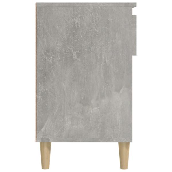 Schuhregal Betongrau 102x36x60 cm Holzwerkstoff