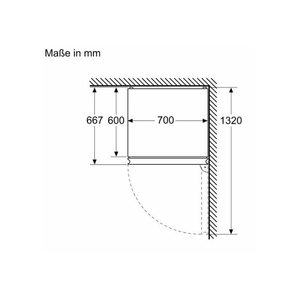 Siemens KG49NXXCF iQ300 Stand Kühl-Gefrierkombination, 70 cm breit, 440 L, noFrost, extrem leise, Touch-Bedienung, BlackSteel