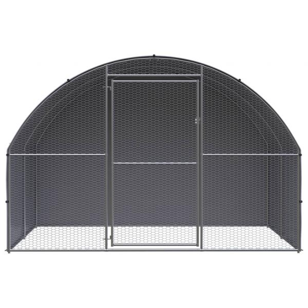 Outdoor-Hühnerstall 3x2x2 m Verzinkter Stahl