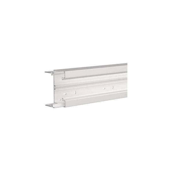 ARDEBO.de Hager Brüstungskanal-Unterteil frontr. hfr PVC, OT80mm, verkehrsweiß (BRH6513019016)