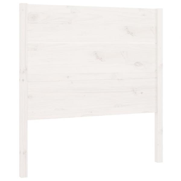 Kopfteil Weiß 81x4x100 cm Massivholz Kiefer