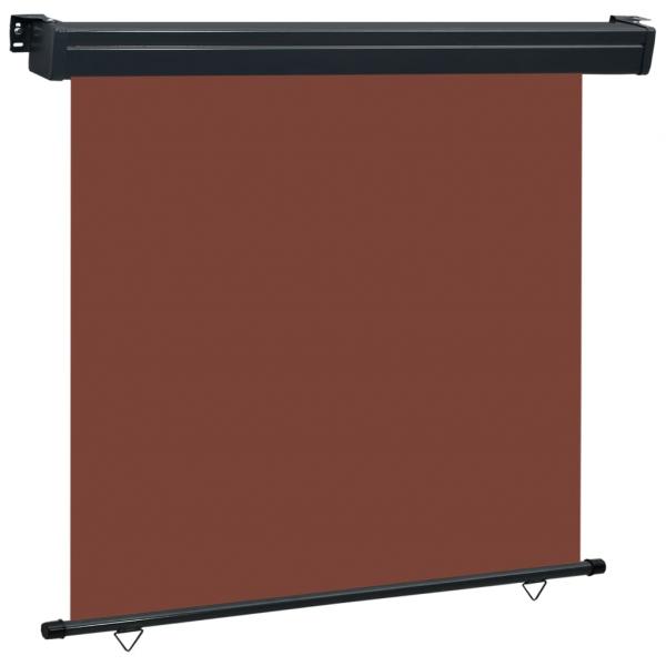 ARDEBO.de - Balkon-Seitenmarkise 160 × 250 cm Braun