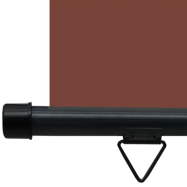 Balkon-Seitenmarkise 160 × 250 cm Braun