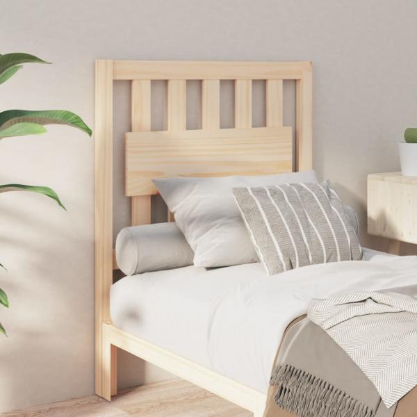 ARDEBO.de - Bett-Kopfteil 80,5x4x100 cm Massivholz Kiefer