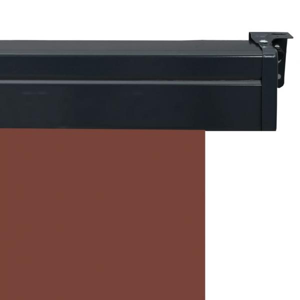 Balkon-Seitenmarkise 170x250 cm Braun