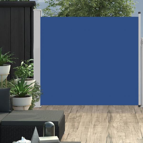 ARDEBO.de - Ausziehbare Seitenmarkise 170×300 cm Blau