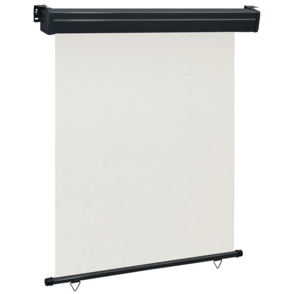 ARDEBO.de - Balkon-Seitenmarkise 140 × 250 cm Creme