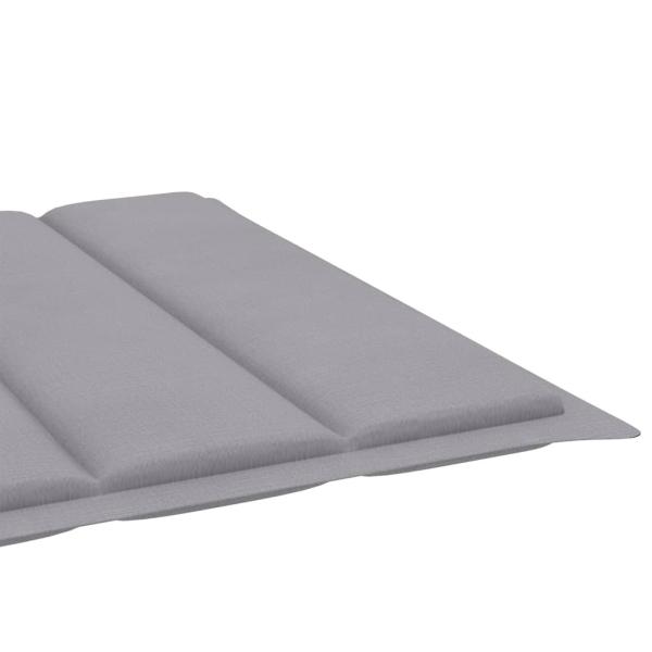 Sonnenliegen 2 Stk. mit Auflagen Massivholz Akazie