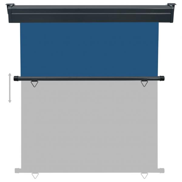 Balkon-Seitenmarkise 175x250 cm Blau