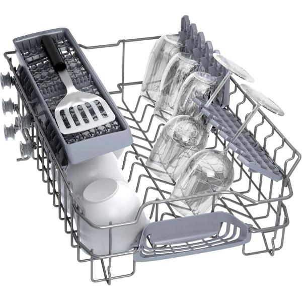 Neff S853HKX14E N30 Vollintegrierter Geschirrspüler, 45 cm breit, 10 Maßgedecke, InfoLight, Home Connect, Chef 70°C, AquaStop