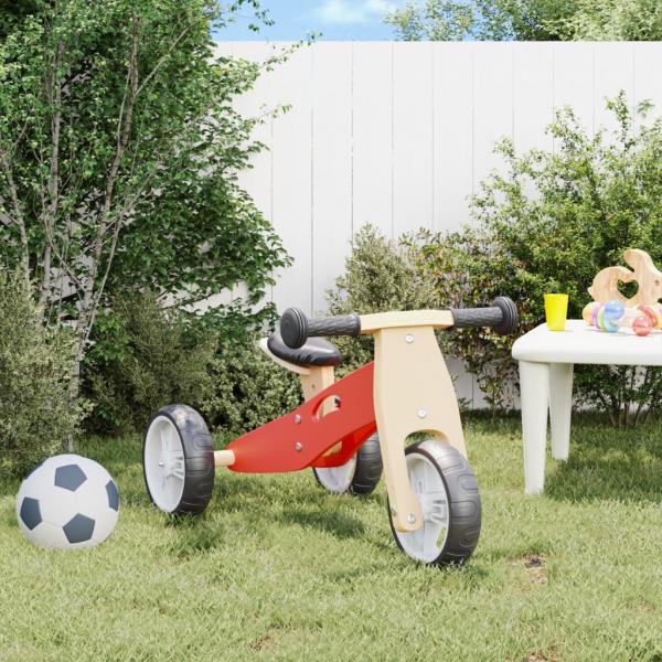 ARDEBO.de - Laufrad für Kinder 2-in-1 Rot