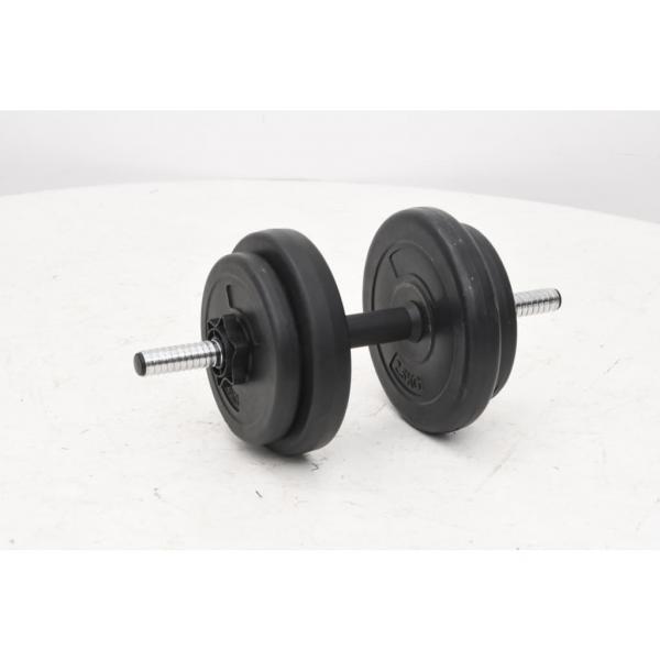 Langhantel und Kurzhantel mit Gewichten 90 kg