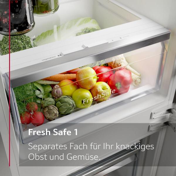 Neff KI7962FD0 N 50 Einbau Kühl-Gefrierkombination, Nischenhöhe 194 cm, 55,8 cm breit, 290L, NoFrost, Festtürtechnik, LED Beleuchtung, Home Connect