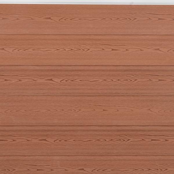 Zaunelement-Set Braun 872x186 cm WPC