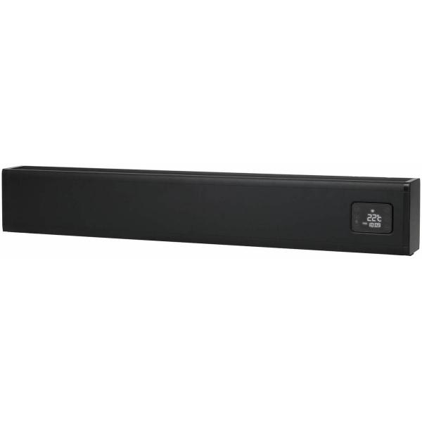 ARDEBO.de Eurom Alutherm Baseboard 2000 Konvektorheizung, niedrige Bauart, 2000W, 3 Leistungsstufen, schwarz (361216)