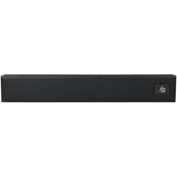 Eurom Alutherm Baseboard 2000 Konvektorheizung, niedrige Bauart, 2000W, 3 Leistungsstufen, schwarz (361216)