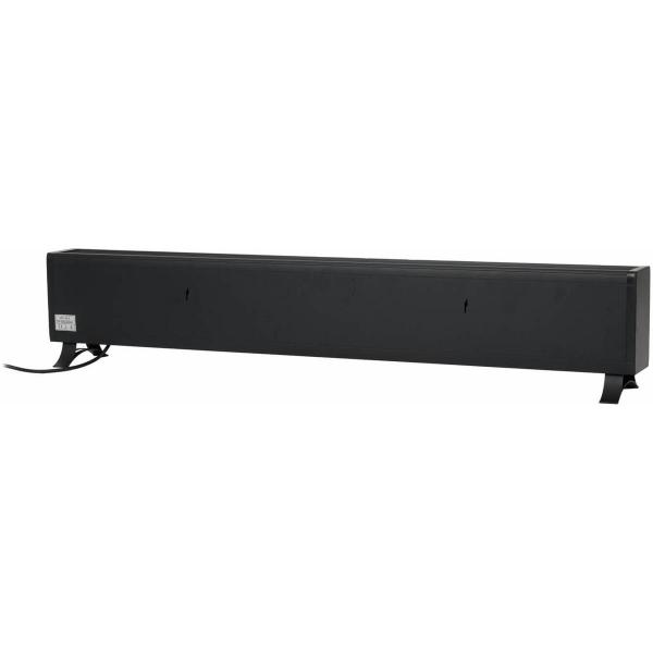 Eurom Alutherm Baseboard 2000 Konvektorheizung, niedrige Bauart, 2000W, 3 Leistungsstufen, schwarz (361216)