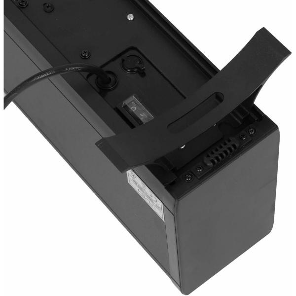 Eurom Alutherm Baseboard 2000 Konvektorheizung, niedrige Bauart, 2000W, 3 Leistungsstufen, schwarz (361216)