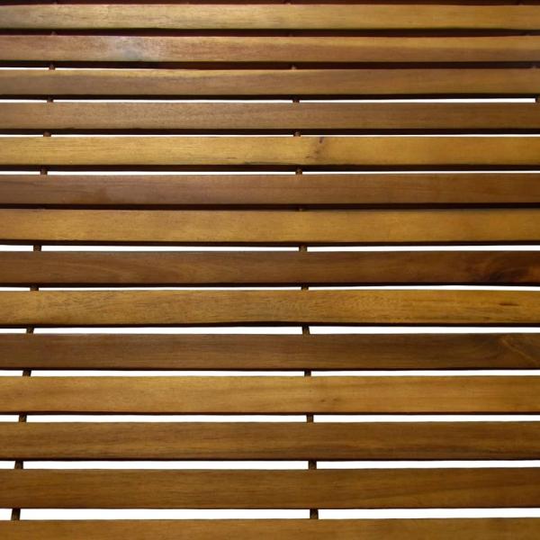 2 Stk. Akazienholz Badematte 80 x 50 cm 