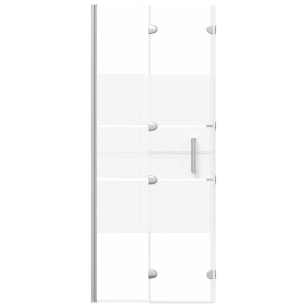 Faltbare Duschkabine ESG 120x140 cm Weiß 