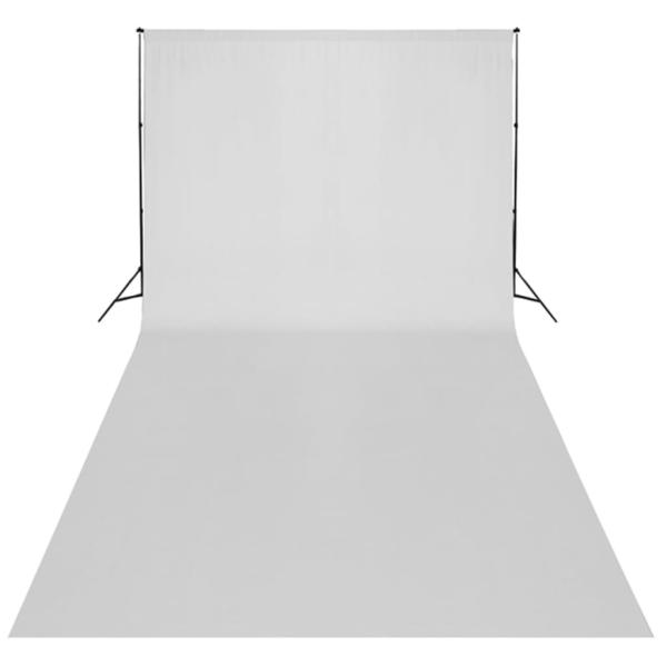 Fotostudio-Set mit Weißem Hintergrund 600×300 cm & Leuchten