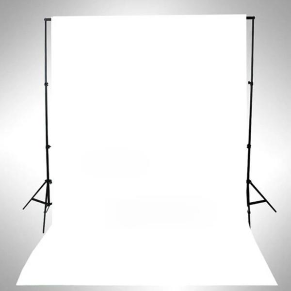 Fotostudio-Set mit Hintergrund, Leuchten und Schirmen