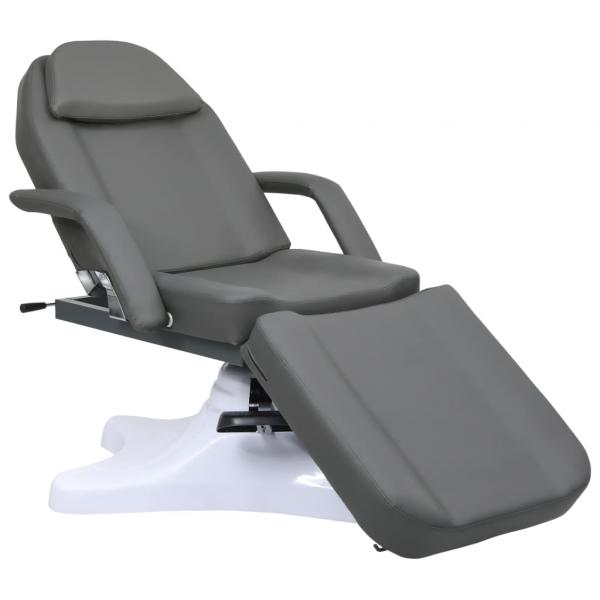 ARDEBO.de - Massagetisch Grau 180x62x(86,5-118) cm  