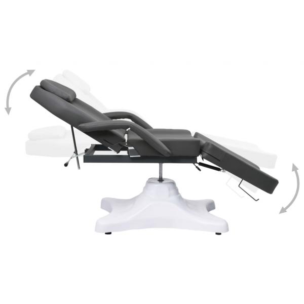 Massagetisch Grau 180x62x(86,5-118) cm  