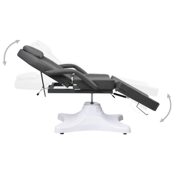Massagetisch Grau 180x62x(86,5-118) cm  