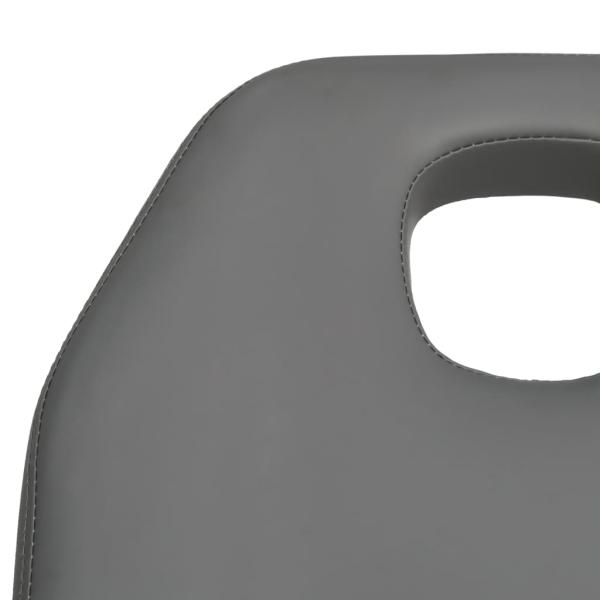 Massagetisch Grau 180x62x(86,5-118) cm  