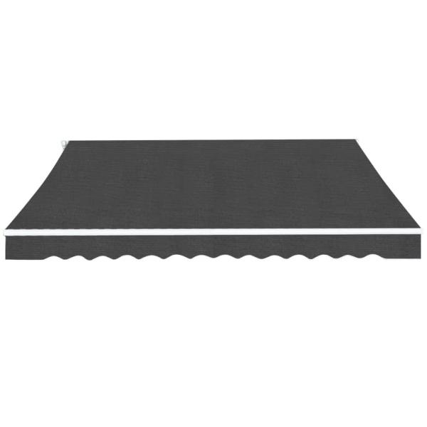 Gelenkarmmarkise 350 cm Anthrazit 
