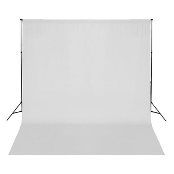 Fotostudio-Set mit Hintergrund, Leuchten und Schirmen