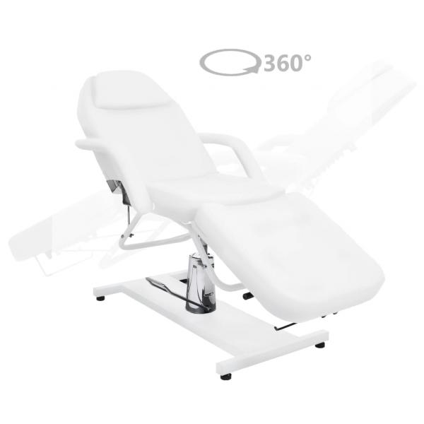 Massagetisch Weiß 180x62x(87-112) cm  