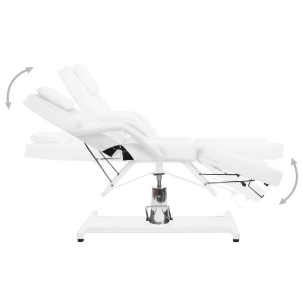 Massagetisch Weiß 180x62x(87-112) cm  