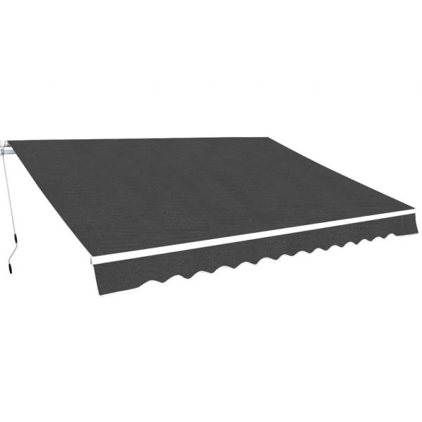 ARDEBO.de - Gelenkarmmarkise 500 cm Anthrazit