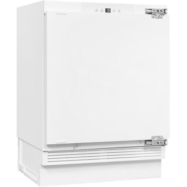 Exquisit UKS130-4-FE-010E Unterbau-Kühlschrank, Nischenhöhe: 82,5 cm, 121L, Festtürtechnik, Schnellgefrieren, weiß