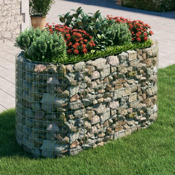 ARDEBO.de - Gabionen-Hochbeet Verzinktes Eisen 200x100x100 cm