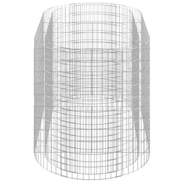 Gabionen-Hochbeet Verzinktes Eisen 200x100x100 cm