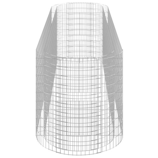 Gabionen-Hochbeet Verzinktes Eisen 400x100x100 cm