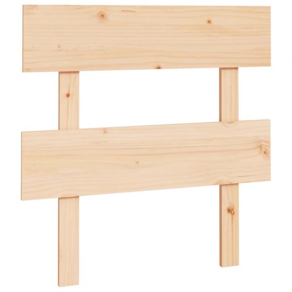 ARDEBO.de - Bett-Kopfteil 78,5x3x81 cm Massivholz Kiefer
