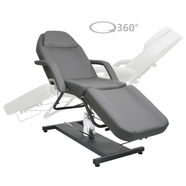 Massagetisch Grau 180x62x(87-112) cm  